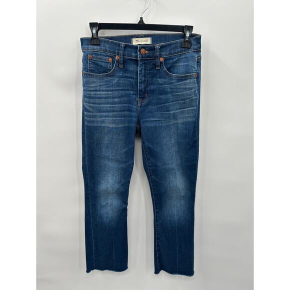 MADEWELL Cali Demi Boot Denim Jeans In Wyoming Wash G7202 // 2 - Picture 4 of 12